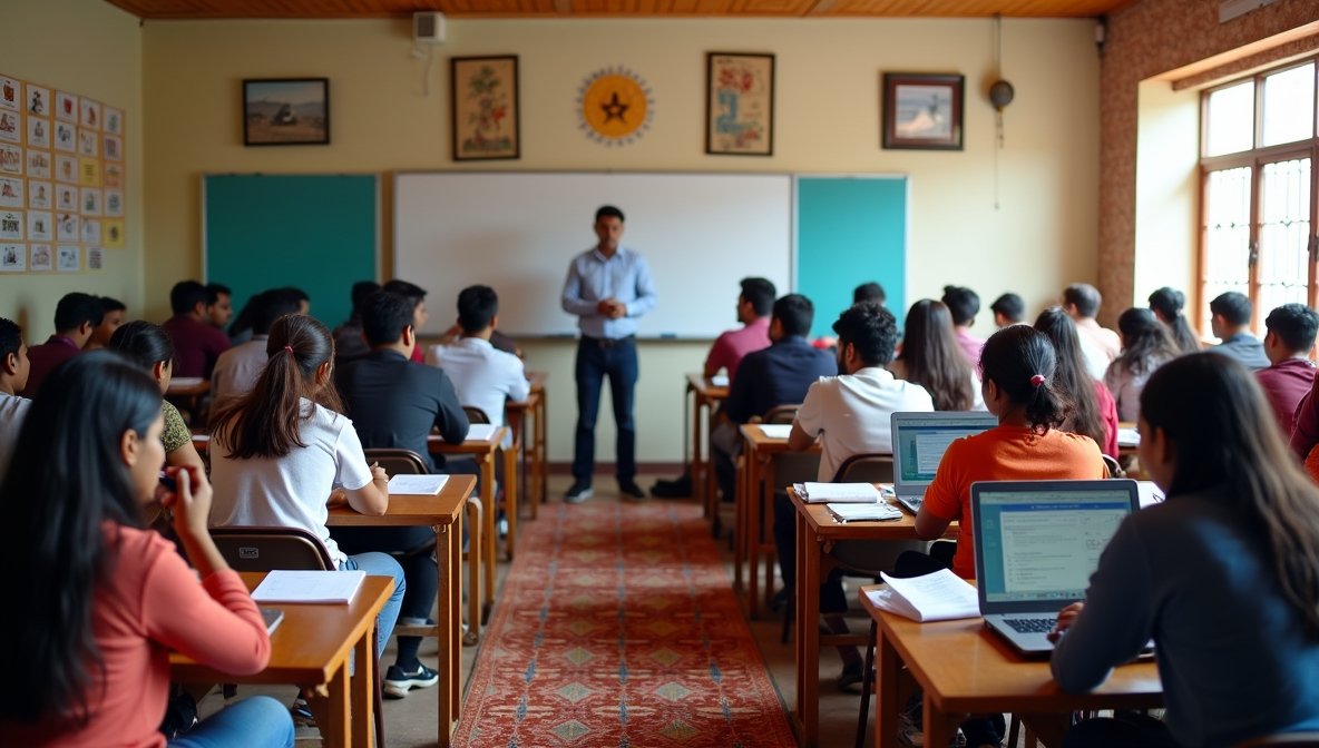 Flux_Dev_A_bustling_classroom_in_Lucknow_India_where_a_diverse_1